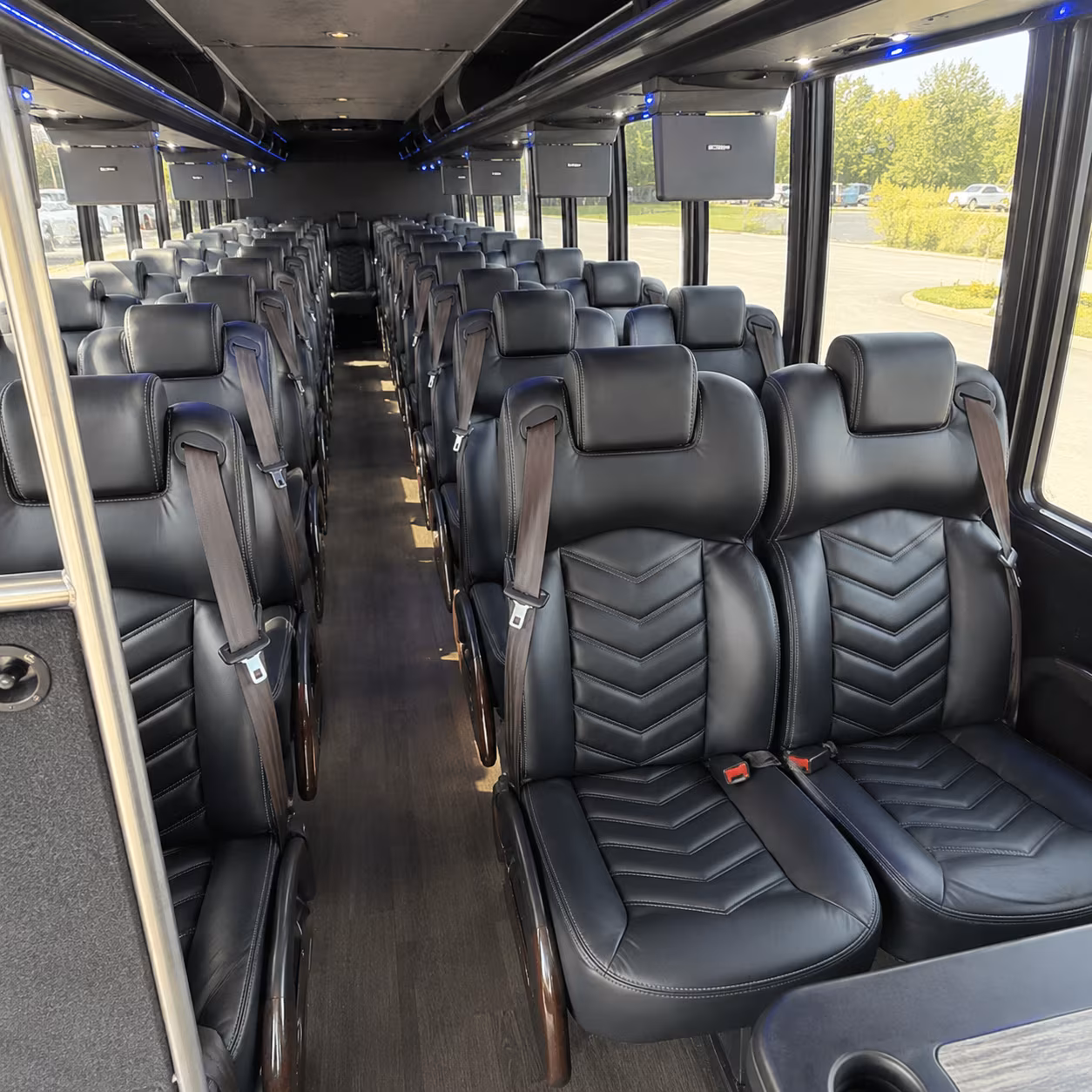 warren sporting event transportation onboard seating